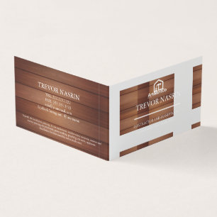 Moderne Bouwvakker Timmerman Gereedschap Hout  Visitekaartjes