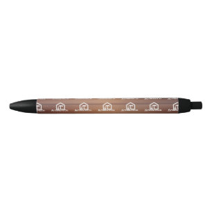 Moderne Bouwvakker Timmerman Gereedschap Hout Zwarte Inkt Pen