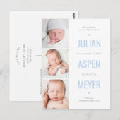 Moderne Briefkaart voor het doorgeven van rasterbe (Voorkant / Achterkant)