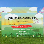 Moderne Bright Festival Thème Carte de visite