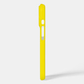 Moderne, Bright Warm Geel, persoonlijke grootnaam Case-Mate iPhone Case (Achterkant / Links)