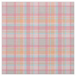 Moderne Britse tartans schattige roze celtrendy Stof