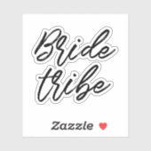 Moderne bruid stam sticker (Vel)