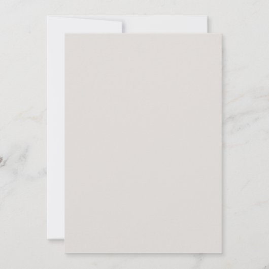 Moderne bruidbruidende olievlek tussen ouders kaart (Achterkant)