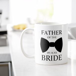 Moderne Bruidegom Vader Stropdas Koffiemok