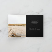 Moderne bruiloft 2 Foto Dank u Kaart (Binnen)