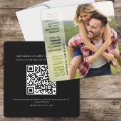 Moderne bruiloft Bewaar de datum Foto Custom Save The Date