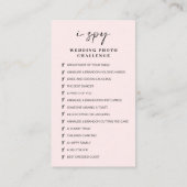 Moderne bruiloft Capture de liefde Qr Code Informatiekaartje (Achterkant)