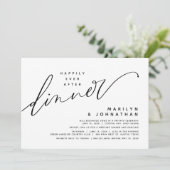 Moderne bruiloft Elopement gelukkig ooit na het di Kaart (Staand voorkant)