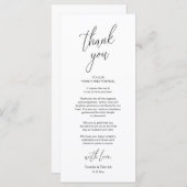 Moderne bruiloft in een binnenste plaats Hartelijk Programma (Voorkant / Achterkant)