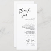 Moderne bruiloft in een binnenste plaats Hartelijk Programma (Voorkant / Achterkant)