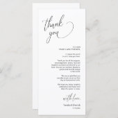 Moderne bruiloft in een binnenste plaats Hartelijk Programma (Voorkant / Achterkant)