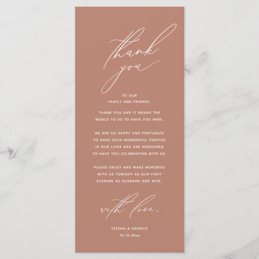 Moderne bruiloft in een binnenste plaats Hartelijk Programma (Voorkant)