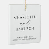 Moderne bruiloft keramisch ornament (Rechts)