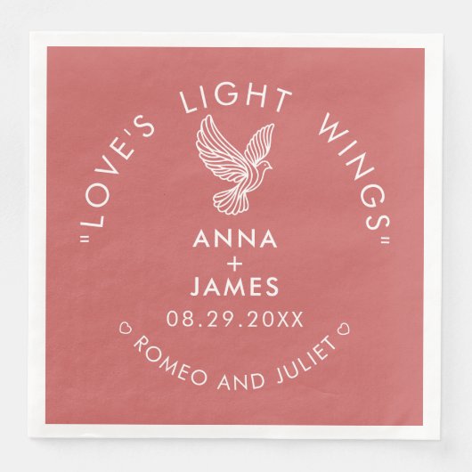 Moderne bruiloft minimalistische elegante Romeo en Servet (Voorkant)