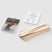 Moderne bruiloft programma fans vandaag met foto handwaaier (Niet-gemonteerd)