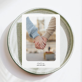 Moderne bruiloft | Save the date | Zwart op wit