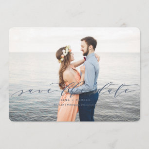 Moderne bruiloft Save the Dates Date