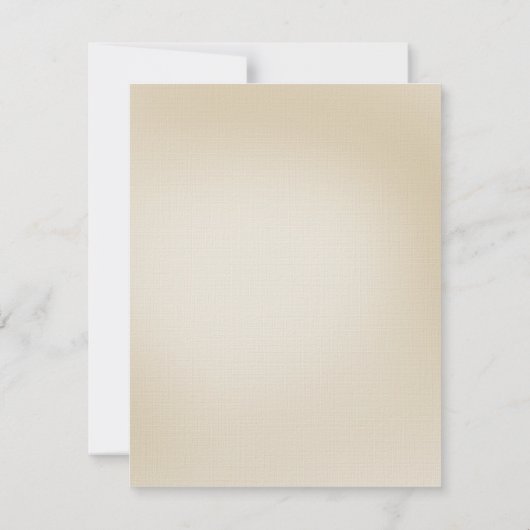 Moderne bruiloft Tan & Black Save the Date (Achterkant)