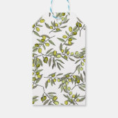 Moderne bruiloft voor filialen cadeaulabel (Achterkant)