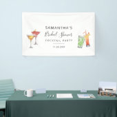 Moderne Bruiloftscocktailparty Spandoek (Beurs)