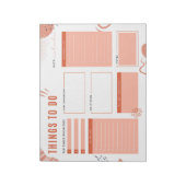 Moderne bruin-beige dingen om Notitieblok te catal (Gedraaid)