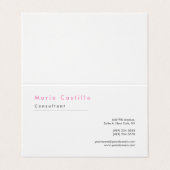 Moderne bruin bruin bruin bruin bruin visitekaartjes (Buitenkant ongevouwen)