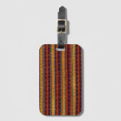 Moderne Bruine Boho Bagagelabel (Voorkant (verticaal))