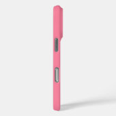 Moderne bubble roze Plain Solid Kleur Case-Mate iPhone Case (Achterkant / Rechts)
