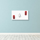 Moderne buizen canvas afdruk (Insitu (Houten vloer))