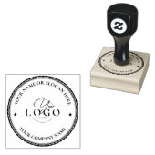 MODERNE BUSINESS | aangepaste elegante zakelijke L Rubberstempel (Gestempeld)