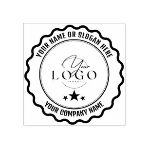 MODERNE BUSINESS   Gepersonaliseerde zakelijke Log Rubberstempel