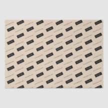 Moderne Business Name Logo Packaging Beige