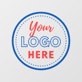Moderne Business Promotion Logo Adverteren Raamsticker (Vel)