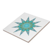 Moderne caleidoscoop Keramische Tegel Tegeltje (Zijkant)