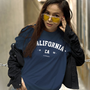 MODERNE CALIFORNIA STATE CITY ZOMER AANGEPASTE NAA T-SHIRT