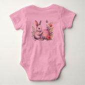 Moderne Calligrafie Ei-extra Cool Pasen Extra Scha Romper (Achterkant)