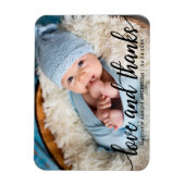 Moderne Calligrafie Script Nieuwe babyliefde en Be Magneet (Verticaal)