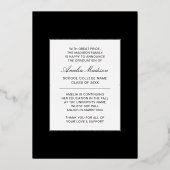 Moderne Calligraphie Gold Ink Script Grad Carte ph (Verso)