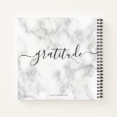 Moderne Calligraphie Minimale Journal de Gratitude (Dos)
