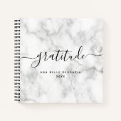 Moderne Calligraphie Minimale Journal de Gratitude (Devant)