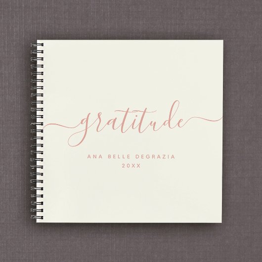Moderne Calligraphie minimaliste Journal de Gratit