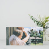Moderne Calligraphie Script Merci Mariage (Debout devant)