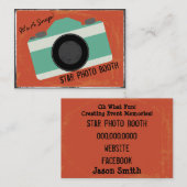 Moderne  camera fotografie visitekaartje (Voorkant / Achterkant)