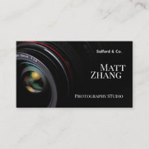 Moderne cameralens fotograaf & studio bedrijf