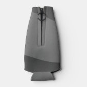 Moderne Camo Design Custom Name Cool Beer Bottle C Flesjeskoeler (Achterkant)