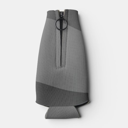 Moderne Camo Design Custom Name Cool Beer Bottle C Flesjeskoeler (Achterkant)