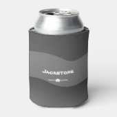 Moderne Camo Design Custom Name Cool Koelbox Blikjeskoeler (Blikje Voorkant)