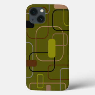 Moderne Camouflage midden-eeuw iPhone 13 Hoesje