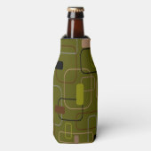 Moderne Camouflage midden-eeuw Flesjeskoeler (Fles Voorkant)